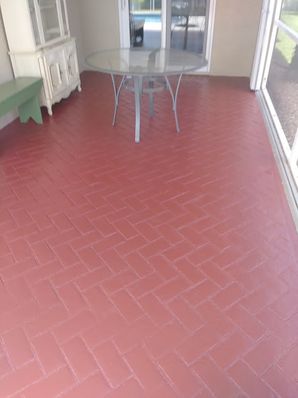 Beautiful Stained Pool Deck in New Smyrna, FL (2)