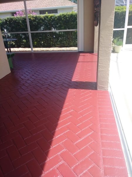 Beautiful Stained Pool Deck in New Smyrna, FL (3)