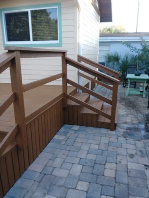 Wood deck stained in New Smyrna, FL (4)