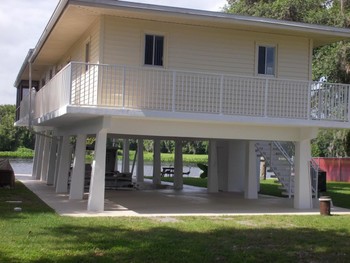 Exterior Painting for a Home on St. Johns River in Deland, FL